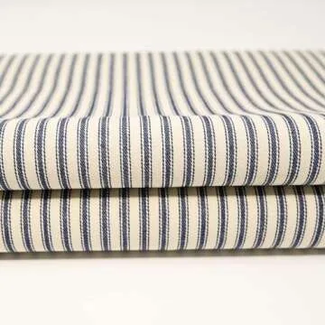 Roc-lon 100% Cotton Woven Ticking Fabric - 5 Yards