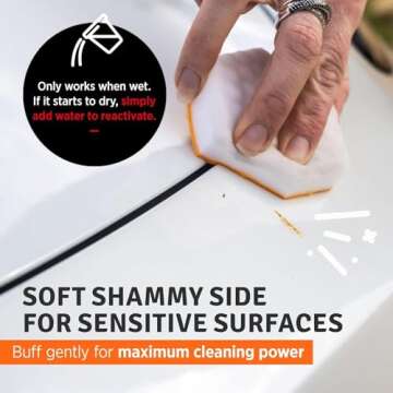 AutoERASERS Portable Car Detailing Sponge Pack of 3