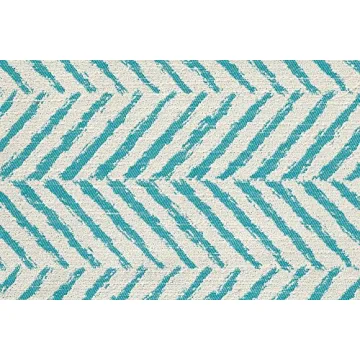 Homelegance Deryn 30" Herringbone Print Fabric Accent Chair, Teal