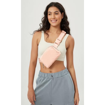 ODODOS Unisex Mini Belt Bag Adjustable Strap Fanny Pack