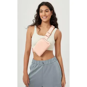 ODODOS Unisex Mini Belt Bag Adjustable Strap Fanny Pack
