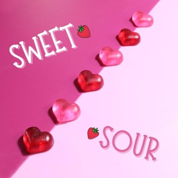 Valentine's Day Limited Edition Sweet & Sour Gummy Hearts