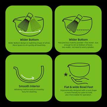 TEANAGOO Matcha Whisk Set - Complete 7 Pcs Kit for All Occasions