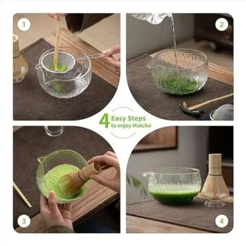 TEANAGOO Matcha Whisk Set - Complete 7 Pcs Kit for All Occasions