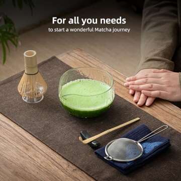 TEANAGOO Matcha Whisk Set - Complete 7 Pcs Kit for All Occasions