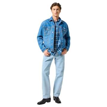 Wrangler Men's 13MWZ Cowboy Cut Original Fit Jean, Gold Buckle Bleach, 32W x 36L