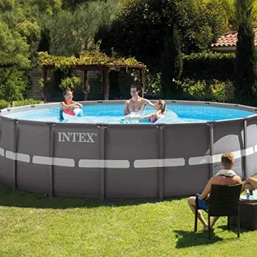 Intex 18ft X 52in Ultra Frame Pool Set for Summer Fun