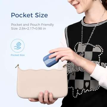 OCOOPA HeatCube Hand Warmers Rechargeable, Ultra Light& Compact Electric Handwarmers, Keep Warm Gifts for Women Kids, 3 Levels Heating, Safety Alarm, Flash Light, Tech Gifts, Outdoor Gifts