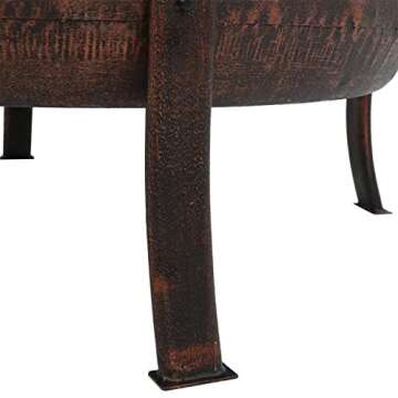 Sunnydaze 30-Inch Outdoor Fire Pit - Round Wood-Burning Backyard and Patio Fire Pit for Outside - Spark Screen, Water-Resistant Cover, Metal Grate, and Fireplace Poker Included - Pheasant Hunting