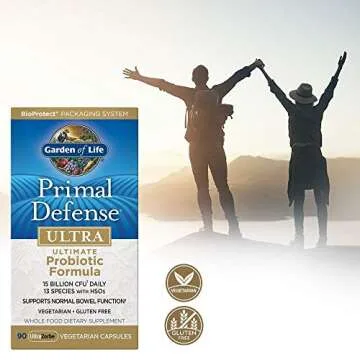 Garden of Life Primal Defense ULTRA, 90 Probiotic Dietary Supplement Capsules