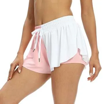 Toflowytour Flowy Comfy Shorts for Women - Gym & Yoga