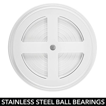mDesign Lazy Susan Spinning Organizer for Kitchen Storage