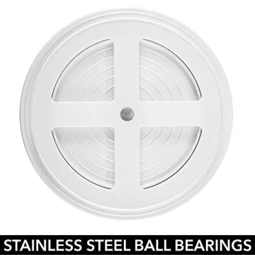 mDesign Lazy Susan Spinning Organizer for Kitchen Storage