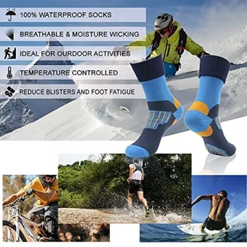RANDY SUN Waterproof Socks for Outdoor Enthusiasts