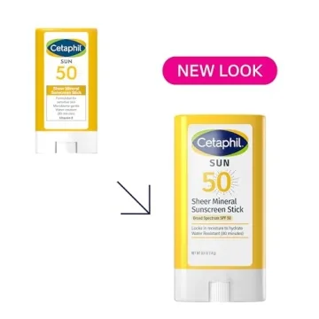 CETAPHIL Sheer Mineral Sunscreen Stick SPF 50 - Eco-Friendly Protection