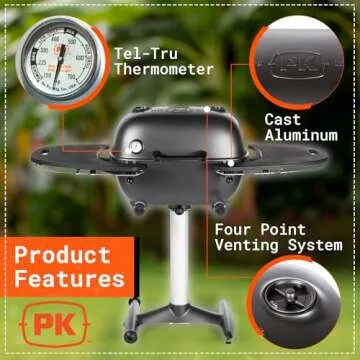 PK Grills PK360 Portable Charcoal Grill and Smoker