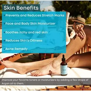 USDA Certified Organic Argan Oil 4oz, Triple Extra Virgin Grade Moroccan Argan Oil for Hair Growth. Skin, Face, & Nails. Moisturizer. Scalp Treatment Hair Oil for Dry, Damaged, Brittle Hair.