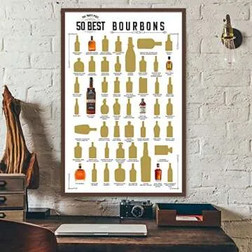 Bourbon Scratch Off Poster - Top 50 Bourbons Bucket List