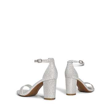 DREAM PAIRS Chunk Low Heeled Sandals for Women