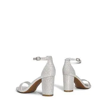 DREAM PAIRS Chunk Low Heeled Sandals for Women