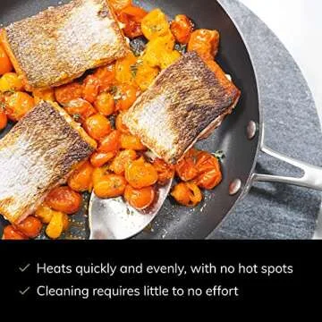 SCANPAN Pro IQ 8" Fry Pan - Easy-to-Use Nonstick Cookware - Dishwasher, Metal Utensil & Oven Safe - Made by Hand in Denmark