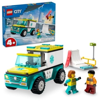 LEGO City Emergency Ambulance Playset - Inspiring Imaginative Play for Kids 4+