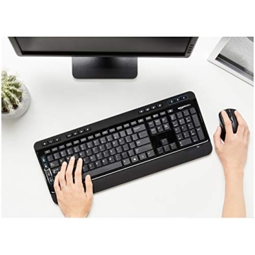 Amazon Basics Full-Sized Wireless Keyboard and Mouse Combo