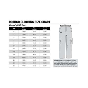 Rothco Women's EMT Pants - Durable and Comfortable for Responders
