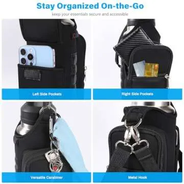icolor Magnetic Gym Bag for Water Bottle & Accessories