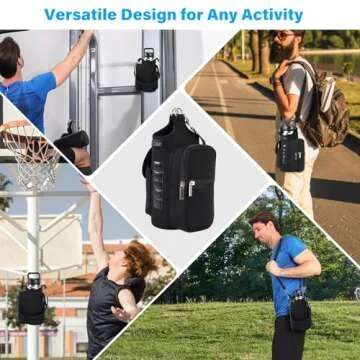 icolor Magnetic Gym Bag for Water Bottle & Accessories