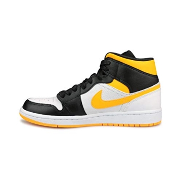 Nike Jordan Womens Air 1 Mid SE Laser Orange/Black Sneakers