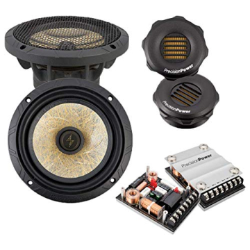 Precision Power P.65C3 6.5" 3-Way Power Class Series Component Car Audio Speaker System