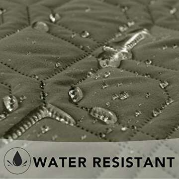 Ameritex Waterproof Dog Bed Cover - Reversible Pet Blanket for Furniture