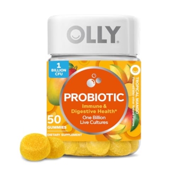 OLLY Probiotic Gummy 1 Billion CFUs Immune Support