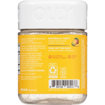 OLLY Probiotic Gummy 1 Billion CFUs Immune Support