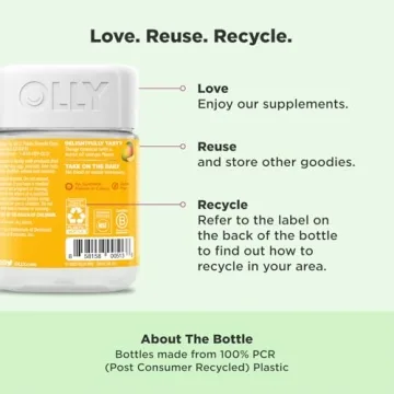 OLLY Probiotic Gummy 1 Billion CFUs Immune Support
