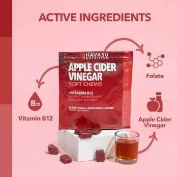 Apple Cider Vinegar Chews for Energy and Digestive Health