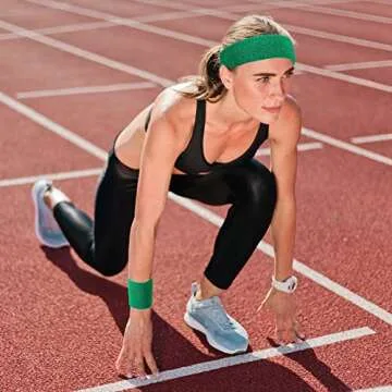 Colorful Sweatband Set for Active Lifestyles - 18 Pieces