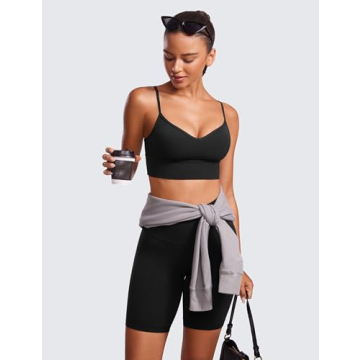 CRZ YOGA Butterluxe Sweetheart Sports Bra for Comfort and Style