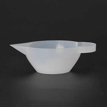 Luckycivia 10 Pcs Silicone Mold Cup Dispenser, Mini Measuring Cup, Color Modulation Tools for DIY Epoxy Resin Craft