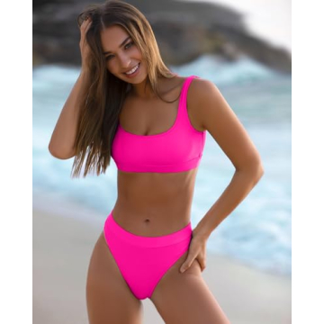 Stylish High Waisted Bikini with Tummy Control for Women