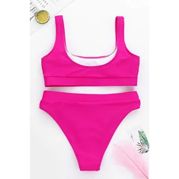Stylish High Waisted Bikini with Tummy Control for Women