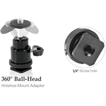 LimoStudio LED Ring Light 18-inch Diameter with Height 71.5" Tripod Stand, Phone Holder, Mount Adapter, Bluetooth Remote Shutter with Strap, AGG1451