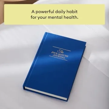The Five Minute Journal, Original Daily Gratitude Journal 2025, Reflection & Manifestation Journal for Mindfulness, Undated Daily Journal with Gold Foiling, Plastic-Free, Blue - Intelligent Change