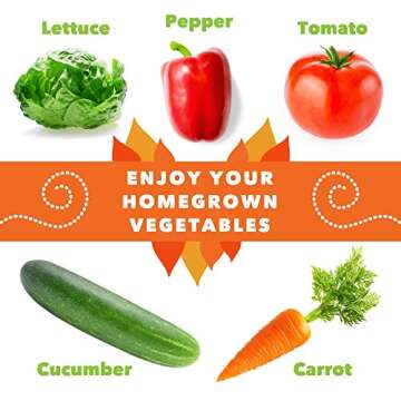 Sproutbrite Vegetable Garden Starter Kit for Beginners