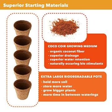 Sproutbrite Vegetable Garden Starter Kit for Beginners