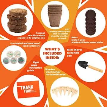 Sproutbrite Vegetable Garden Starter Kit for Beginners