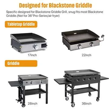 RUSFOL Stainless Steel Griddle Caddy with Magnetic BBQ Utensils Strip for 28"/36" Blackstone Griddles, with a Allen Key, Space Saving BBQ Accessories Storage Box, Free from Drill Hole&Easy to Install