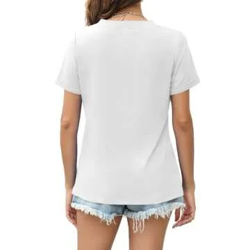 Stylish Summer Tops for Women 2024 - V Neck Blouses