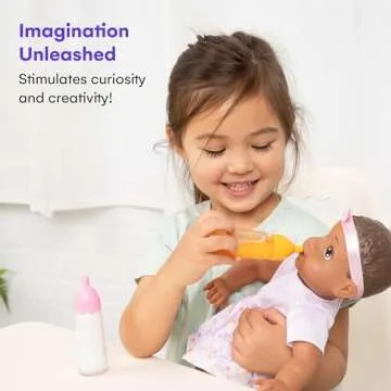 Click N' Play Magic Disappearing Baby Bottle Toy Set, Baby Doll Bottles with Disappearing Milk & Juice, Baby Doll Accessories Toys for Kids & Toddlers, Great Gift for Little Girls Ages 2-4